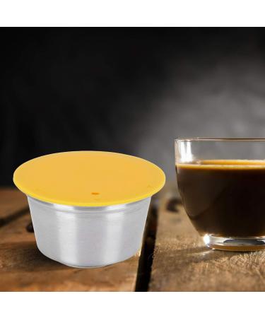  Semme Semme Gusto Dolce Capsules Rechargeable Pods Refillable Coffee Capsules Casse Pous (YELLOW) - Buy Online on GoSupps.com