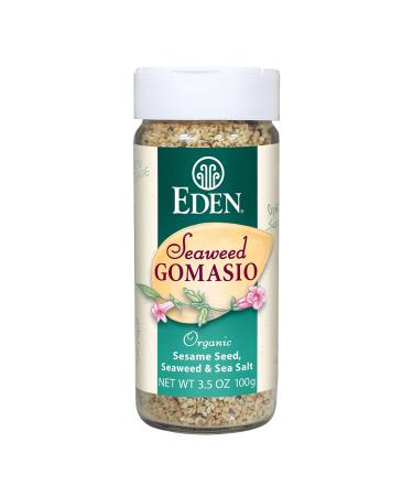 Organic Eden Seaweed Gomasio Sesame Salt 3.5 oz (2-Pack) with Sea Salt, Dulse, Nori, Kombu, Macrobiotic Furikake Seasoning - Buy Online on GoSupps.com