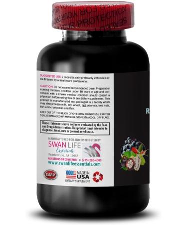 Balanced Lifestyle - RESVERATROL COMLEX - Berry Blend Energizing Support Daily Energy Noni Boost Powerful Antioxidants Botanical Blend Natural Extracts Refreshing Blend 1 Bottle 60 Capsules - Buy Online on GoSupps.com