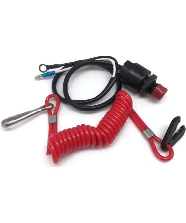 Boat Motor Engine Kill Stop Switch & Safety Lanyard 6E9-82575-09 18-65450 for Yamaha/Honda/Tohatsu Outboard Motors - Buy Online on GoSupps.com