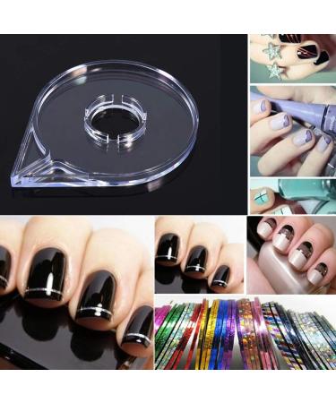 6Pcs/Set Nail Art Striping Tape Line Case Holder - Easy to Use Manicure Tool - Buy Online on GoSupps.com