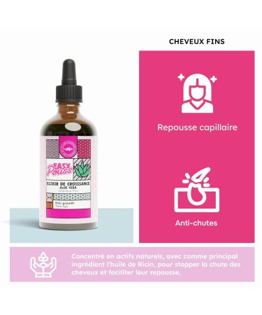 Easy Pouss - Natural Hair Growth Elixir for Faster Thicker Hair | Shop Internationally - Buy Online on GoSupps.com