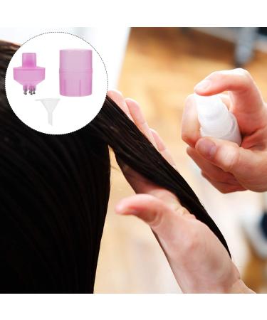 Buy Lurrose Pink Applicator Bottle Set for Hair Coloring & Styling | Empty Plastic Bottles with Funnel & Root Comb - Ideal for Salons & DIY Use - Buy Online on GoSupps.com