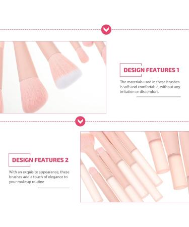 1 Set Makeup Professional Blush Brush Travel Makeup Brush Set Foundation Concealer Eyeshadow Blush Birthday for Women (Pink 10 Pieces) - Buy Online on GoSupps.com