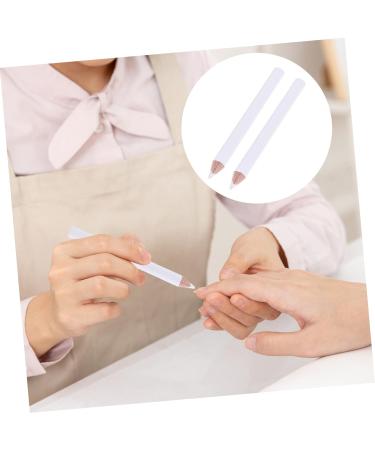 Ipetboom 30pcs Absorb White Pencil Nail Gems Nail Art Pencil White Nail Dotting Pencil Picking Tools Drilling - Buy Online on GoSupps.com