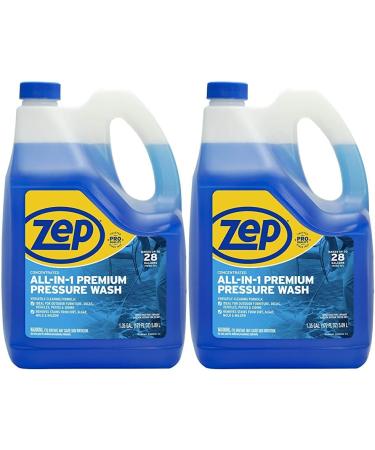Zep Concentrated All-In-1 Premium Pressure Wash Cleaner - 160 oz (Pack of 2) | Professional Power Washer Surface Cleaner for Ultimate Cleaning - Buy Online on GoSupps.com