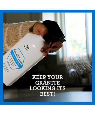 TriNova Granite Care Bundle: pH Neutral Cleaner & Sealer for Daily Maintenance and Stain Protection - Buy Online on GoSupps.com