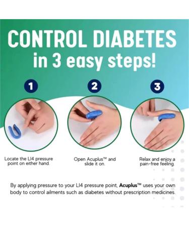 Buy Hypoglycemic Acupoint Clip | Sugar Control Li4 Acupressure Point Clip for Migraine Relief - International Shipping Available - Buy Online on GoSupps.com