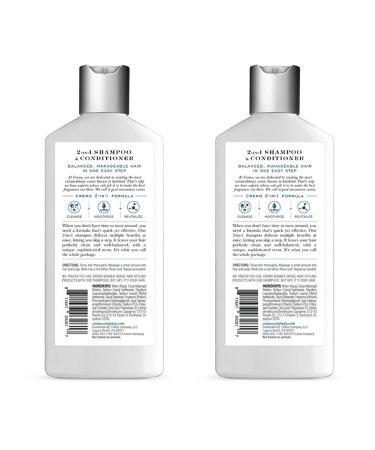 Cremo Barber Grade Blue Cedar & Cypress 2-in-1 Shampoo & Conditioner 16 Fl Oz (2-Pack) - Buy Online on GoSupps.com