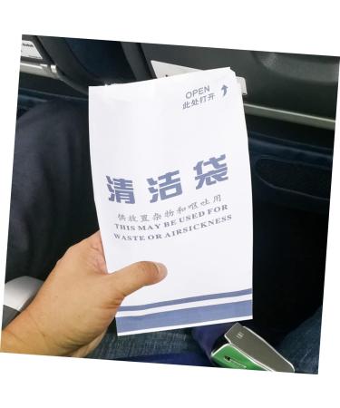 PLAFOPE Outdoor Garbage Bags 50pcs - Disposable Aviation Vomiting Paper Bags for Cars - Puke Bags for Travel - Pack of 50 - Buy Online on GoSupps.com
