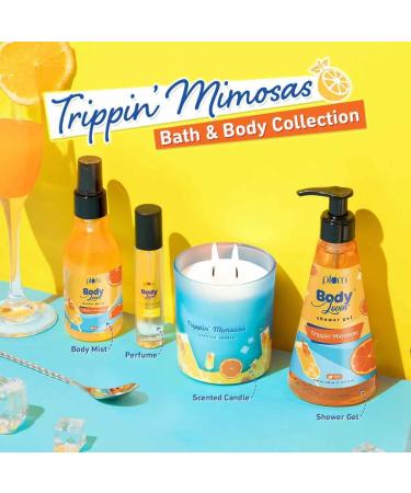 Pl.um BodyLovin Trippin Mimosas Shower Gel - SLS-Free Body Wash for Women | Nourishing Aloe Infused Cleanser | Fresh Citrusy Fragrance | 240 ml - Buy Online on GoSupps.com