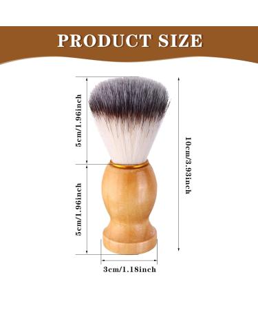 7-Piece Wooden Handle Shaving Brush Set for Men - Premium Salon Tools for Effortless Shaving - Buy Online on GoSupps.com