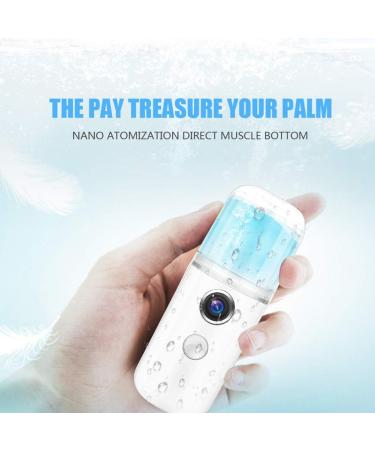 Ionic Cool Mist Sprayer 30ml USB Handy Nano Mist Spray Atomization Mister Face Facial Moisturizing Mist Sprayer Moisturizing Atomizer - Buy Online on GoSupps.com