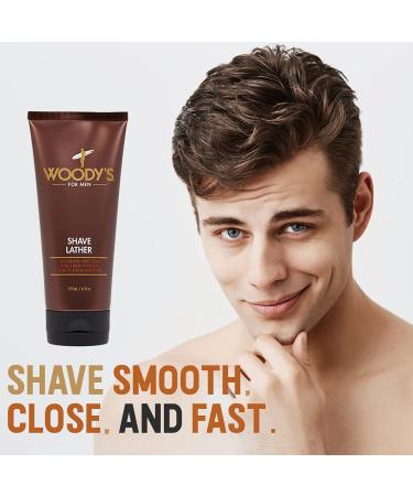 Buy Woody's Shave Lather for Men - Rich & Creamy Shaving Foam (6 Fl Oz) | Ideal for Smooth Shaves Worldwide - Buy Online on GoSupps.com