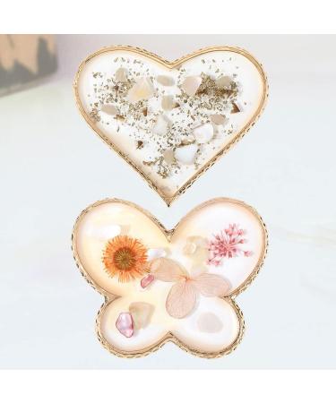  FRCOLOR 6 Pieces Drawing Color Palette Resin Nail Palette Display Plate Nail Art Pigment Plate Color Mixing Display Board Crystal Nail Polish - Buy Online on GoSupps.com