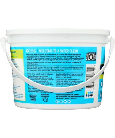 Buy Earth Friendly Products Oxo-Brite - Color-Safe Whitener & Brightener (2 Pack 57.6 oz) | Eco-Friendly Laundry Solution | International Shipping Available - Buy Online on GoSupps.com