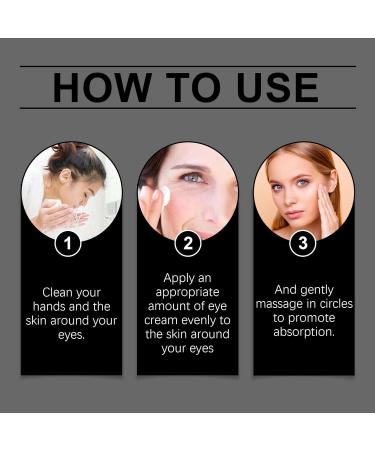  homomdy Set of 2 instant lifting face creams firming eye serum eye cream for under-eye bags and wrinkles anti-aging cream for tight skin instant eye lift eliminates - Buy Online on GoSupps.com