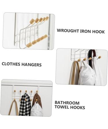 jojofuny Condiment Jar 2 Pcs 1 Wall Hanging Hook Hanger Coat Hangers Metal Hangers Wrought Iron Hooks Backpack Bath Ball - Buy Online on GoSupps.com