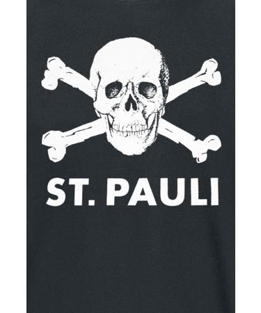 FC St. Pauli Skull Men's T-Shirt | XXL Black Fan Merch | Stylish Football Apparel - Buy Online on GoSupps.com