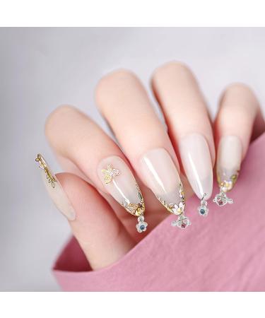 24pcs Dangle Nail Jewelry Rings + Piercing Tool & Manual Drill Set for Nail Art & Decorations | OLYCRAFT - Buy Online on GoSupps.com
