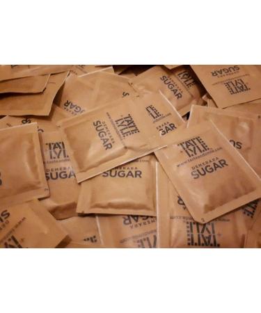 Brown Demerara Cane Sugar Sachets Individually Wrapped Pure Granulated (40 sachets) 40 Count (Pack of 1)