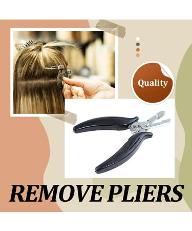 kawehiop Convenient And Practical Hair Extensions Pliers Made With Stainless Steel Easy To Stainless Hair Extension Pliers - Buy Online on GoSupps.com