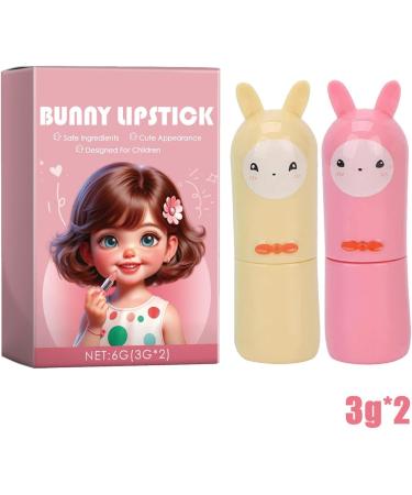 Kids Lipstick - Fashion Lipstick for Kids 2Pcs Makeup and Pretend Play Set for Little Girls | Safe Washable Play Makeup for Little Girls - Buy Online on GoSupps.com