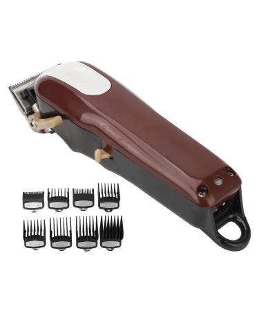 ICRPSTU Electric Hair Trimmer Rechargeable Electronic Hair Clipper with Guided Comb US Plug 100 240V