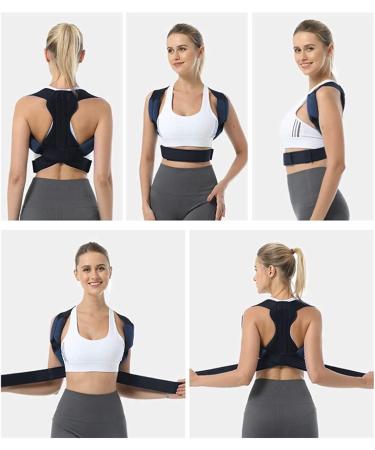 Men&Women Posture Corrector Back Support Belt Clavicle Spine Lumbar Brace Corset Posture Correction Stop Slouching Back Trainer (Size : Medium) Small - Buy Online on GoSupps.com