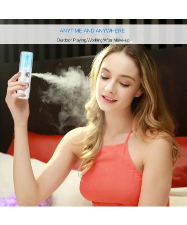 30ml USB Mini Size Nano Mist Spray Portable Facial Steamer Atomization Mister Facial Moisturizing Mist Sprayer for Face Hydrating Daily Makeup - Buy Online on GoSupps.com