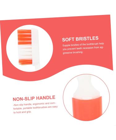 Minkissy 20-Piece Fine Travel Toothbrush Set - Kids & Adults Plastic Foldable Hotel Quality Mouth Cleaning Brushes - Buy Online on GoSupps.com