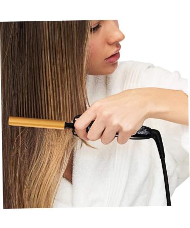 Electric Hair Straightener Curler - Multifunction Wet & Dry Comb for Black Hair Styling - Buy Online on GoSupps.com