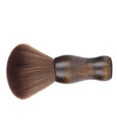 Angoily Facial Hair Cutting Brush Neck Duster Brush Hair Salon Neck Duster Barber Neck Brush Cloth Remover Clay Flower Accessories Bride Cleaning Brush Hair Brush Bamboo