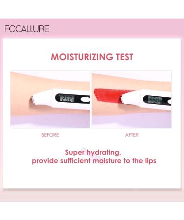 FOCALLURE Coconut Oil Lip Gloss: Hydrating, Highly Pigmented, Long-Lasting & Waterproof - 1 BERRYJUICE - Buy Online on GoSupps.com