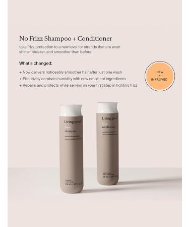 Living Proof No Frizz Shampoo 8 Fl Oz - Frizz-Free Hair Solution - Buy Online on GoSupps.com