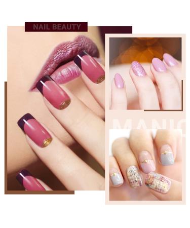 Segbeauty 216 Nail Colors Display Book | Nail Polish Organizer with 240 False Nail Tips | Professional Nail Sample Card & Swatch Stick for DIY Nail Art - Pink - Buy Online on GoSupps.com