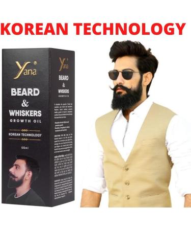  Yana Yana Beard Growth Oil For Growing Beard Faster For Naturally Powerful Thicker Fuller Beard Growth For Men Yana Beard Oil For Men Yana Beard Oil For Growing Beard Faster By Korean Technology - Buy Online on GoSupps.com