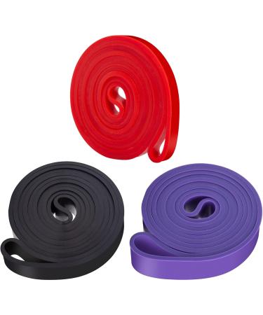 HIOPOIUYT Exercise Bands With Different Resistance Pull Up Bands For Strength Training Fitness Stretch Workout Bands - Buy Online on GoSupps.com