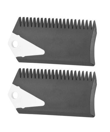 Alomejor Surfboard Wax Comb 2Pcs PVC Surfboard Surfing Wax Comb Remover Cleaner Remover Maintenance Tool for Surf Board Skimboard Longboard Surfing Maintenance