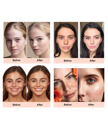 2 Pack TLM Color Changing Liquid Foundation, 40ml SPF 15 - All-Day Flawless Base for Women and Men - Covers Dark Circles, Red Marks, and Blemishes - Buy Online on GoSupps.com