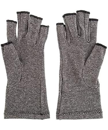 Arthritis Compression Gloves for Men & Women - Support & Warmth for Pain Relief from Rheumatoid & Osteoarthritis - Open Finger Design to Reduce Carpal Tunnel & Tendonitis - Gray Size S - Buy Online on GoSupps.com
