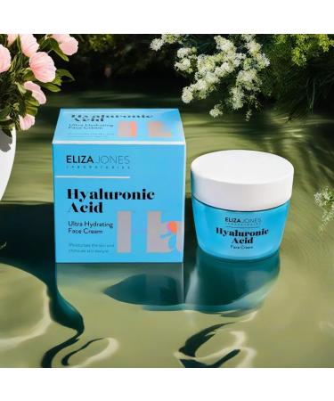 Eliza Jones Laboratories Eliza Jones Face Cream Hyaluronic Acid Cream Intensive Moisturising Cream (Hyaluronic Acid Ultra Hydrating Cream) 50 ml - Buy Online on GoSupps.com