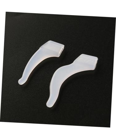 Angoily 5 Pairs Earstulpe Earrings - Anti-Ear Lock Accessories for Glasses - White Glass Clamping Frame Holders - Buy Online on GoSupps.com