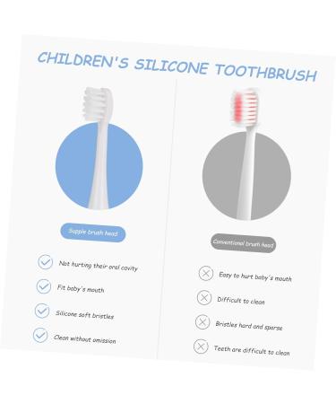 Mobestech Toothbrush Silica Gel Brush Head - Portable Travel Size 1 Piece Blue | International Shipping Available - Buy Online on GoSupps.com