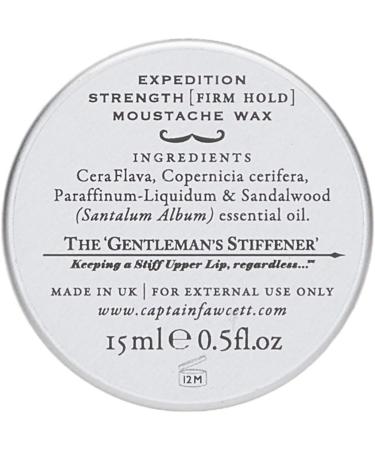 Buy Captain Fawcett's Expedition Strength Moustache Wax - Premium Grooming for the Modern Gentleman | International Shipping Available - Buy Online on GoSupps.com