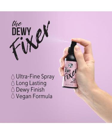 W7 The Fixer Makeup Setting Spray - Dewy Finish - Long-Lasting Ultra-Fine Formula - Cruelty Free and Vegan - 2 Pack Pack of 2 Dewy - Buy Online on GoSupps.com