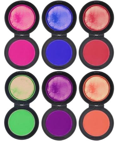 TEEROVA 6-colors Temporary Hair Dye Powder Cake Styling Hair Chalk Set Pastels Salon Kit - Buy Online on GoSupps.com