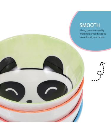 Hemoton 4pcs Ceramic Bowl Ramen Bowls Noodle Bowl with Chopsticks Creative Rice Bowl Appetizer Household - Buy Online on GoSupps.com