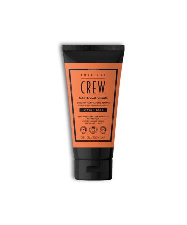 Matte Clay Cream American Crew Coiffant-Soin hybride pour hommes | Absorbe l exc s de s bum & purifie | Tenue moyenne avec finition mate | Gel coiffant effet naturel pour hommes.