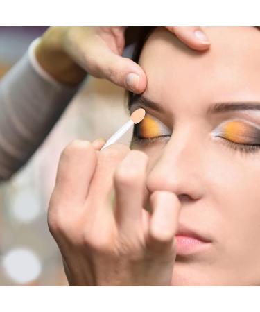 50pcs Double Ended Eyeshadow Brush Eye Makeup Eyeshadow Sponge Applicator Woman Makeup Tools - Buy Online on GoSupps.com